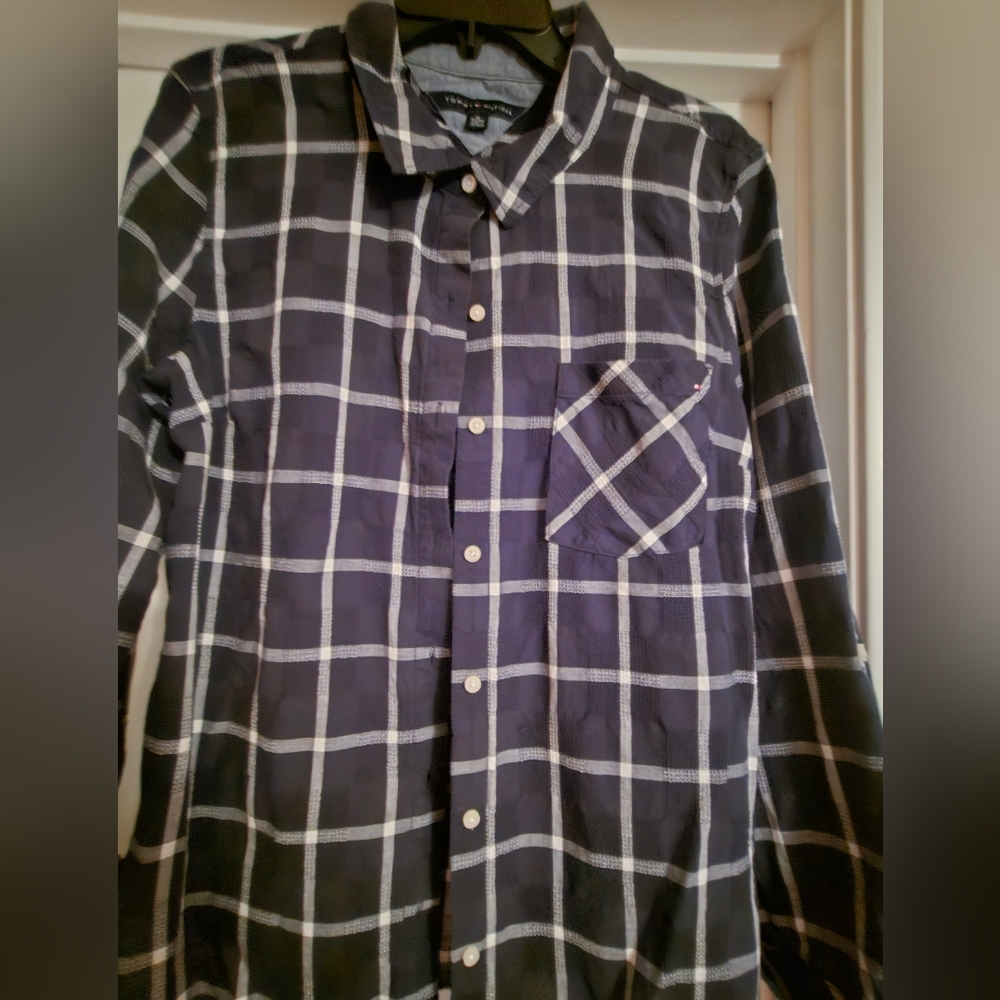 Cotton really cute plaid shirt